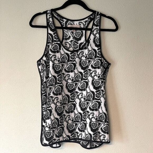 NWOT! Philosophy, Black and White, Sleeveless Blouse. Size Large. - Picture 1 of 3